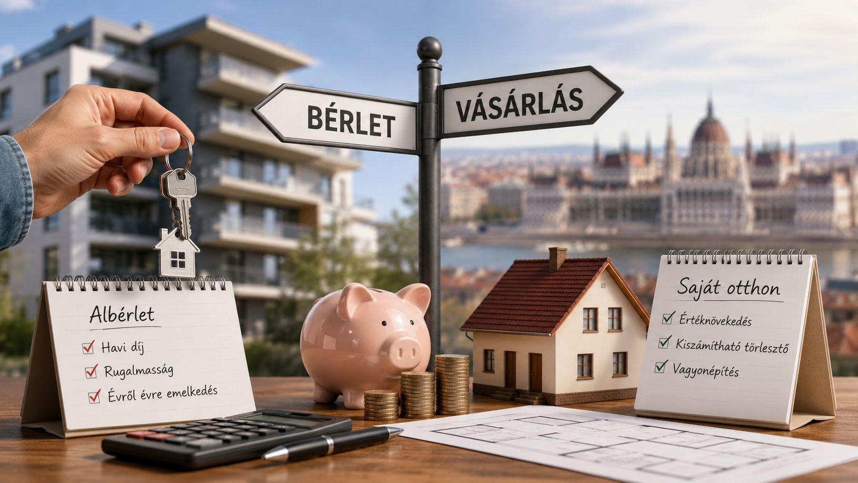 Lakásvásárlás vagy albérlet: milliókat érhet a jó döntés